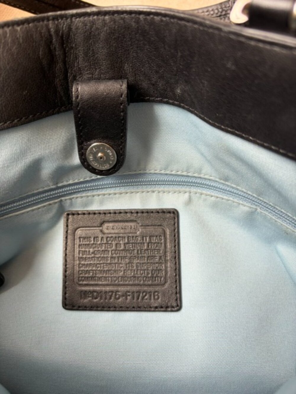 Coach Leather Handbag - Picture 3 of 8